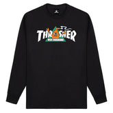 Thrasher - Toy Machine Vortex LS Tee (Black)